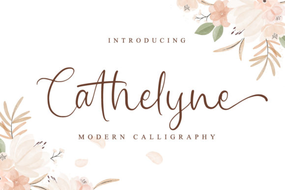 Cathelyne Font Poster 1