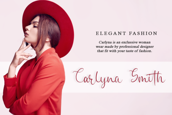 Cathelyne Font Poster 3