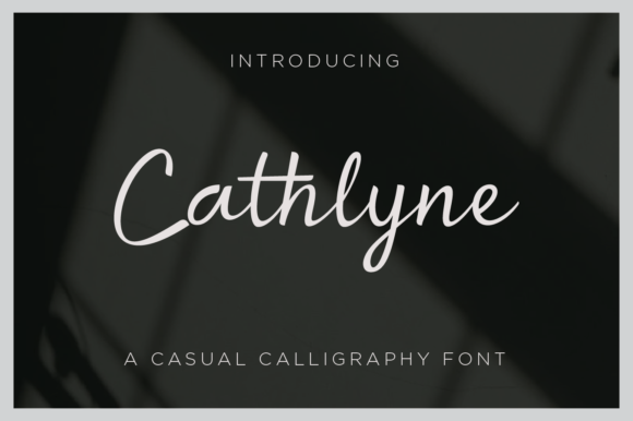 Cathlyne Font Poster 1