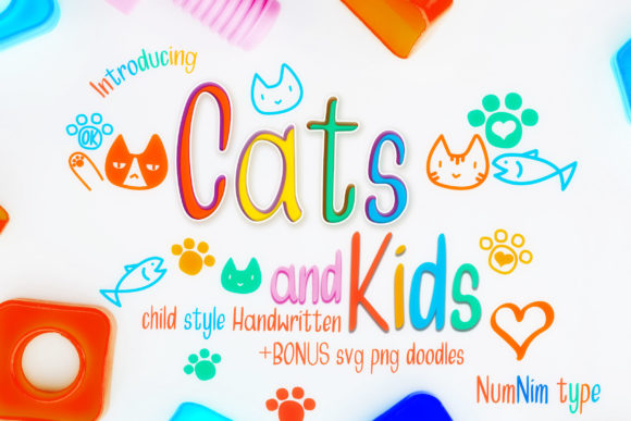 Cats and Kids Font