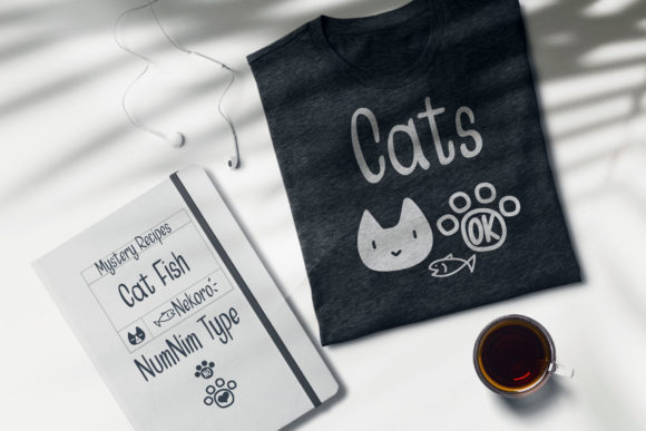 Cats and Kids Font Poster 6