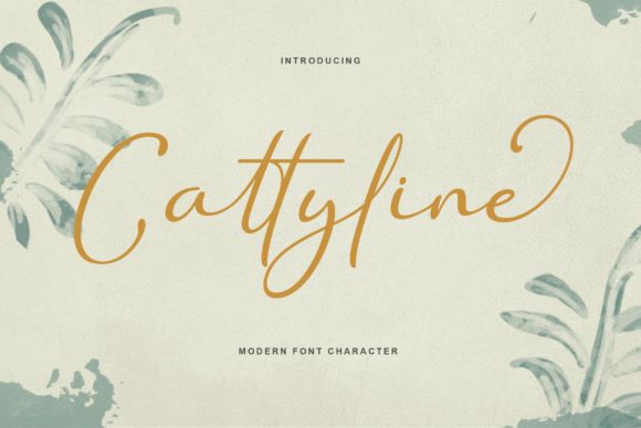 Cattyline Font Poster 1