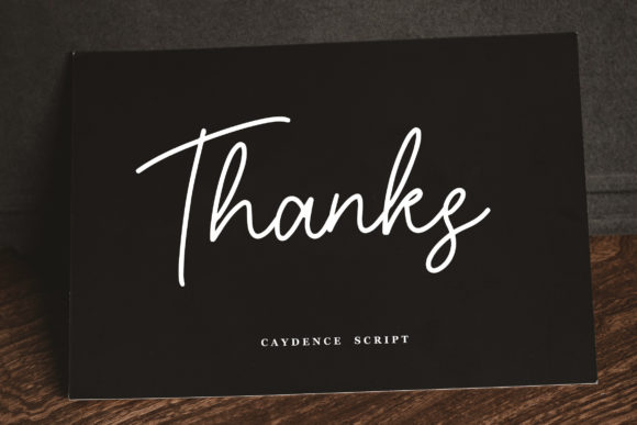 Caydence Font Poster 8