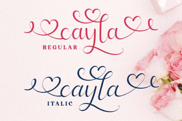 Cayla Font Poster 15