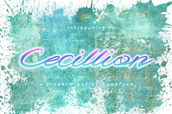 Cecillion Font Poster 1