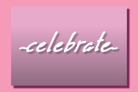 Celebrate Font