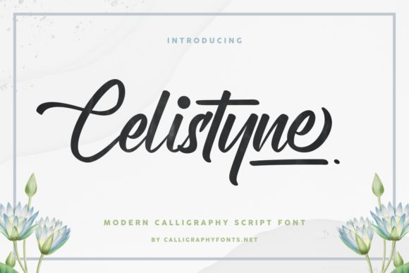 Celistyne Font Poster 1