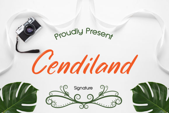 Cendiland Font Poster 1
