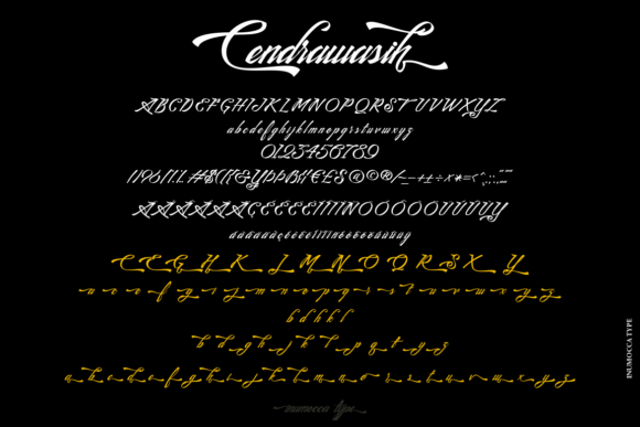 Cendrawasih Font Poster 9