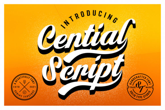 Cential Font Poster 1