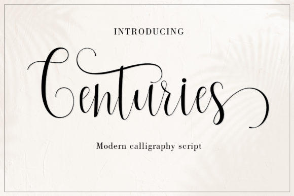 Centuries Font Poster 1