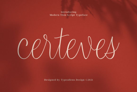 Certeves Font Poster 1