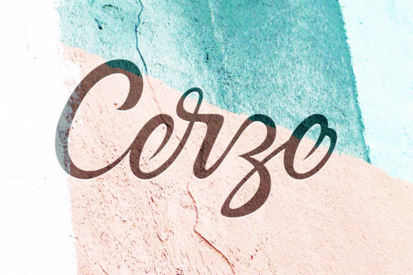 Cerzo Font Poster 1