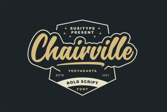 Chairville Font Poster 1