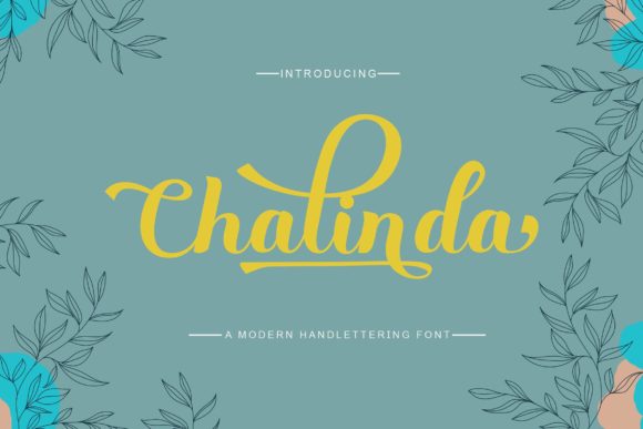 Chalinda Font Poster 1