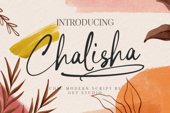 Chalisha Script Font Poster 1
