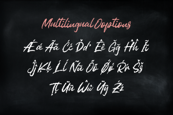Chalk Talks Font Poster 11