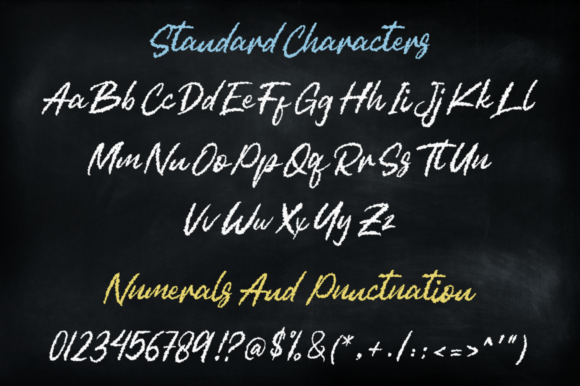 Chalk Talks Font Poster 10