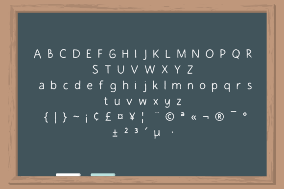 Chalkiest Font Poster 2