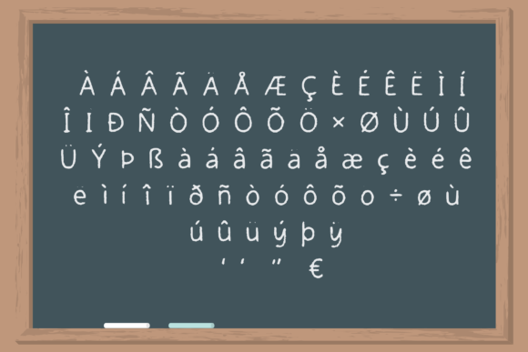 Chalkiest Font Poster 3