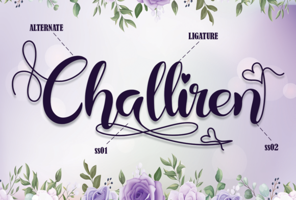 Challiren Font Poster 7