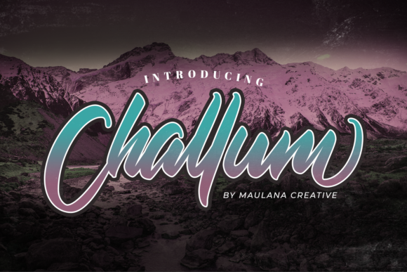 Challum Font Poster 1