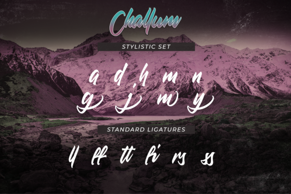Challum Font Poster 4