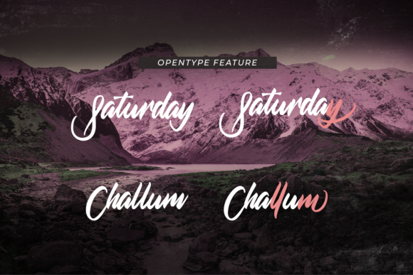 Challum Font Poster 5