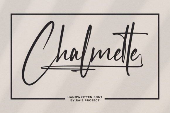 Chalmette Font Poster 1