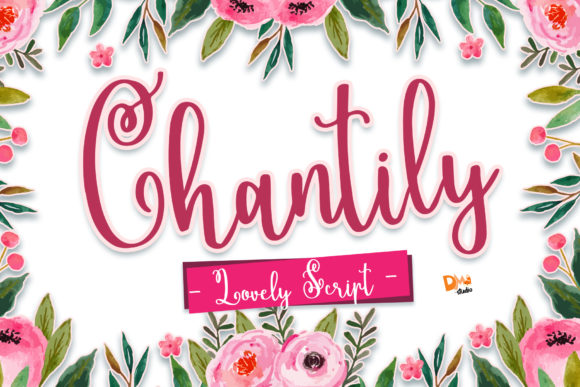 Chantily Font Poster 1