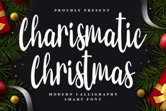 Charismatic Christmas Font Poster 1