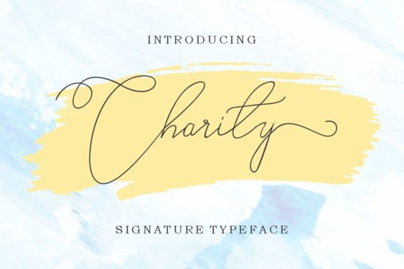 Charity Font Poster 1