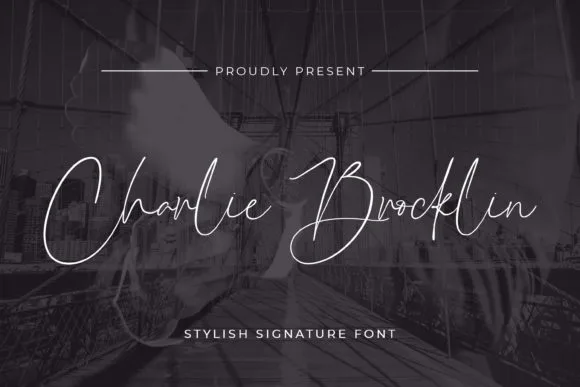 Charlie Brocklin Font Poster 1
