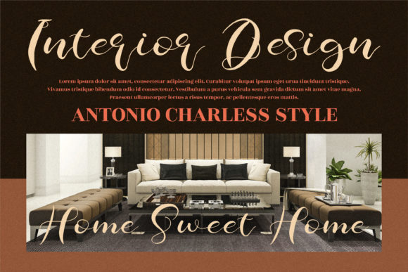 Charlotte Pharly Font Poster 10