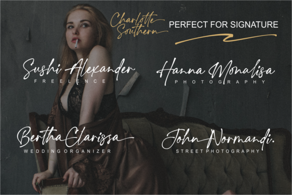 Charlotte Southern Font Poster 9