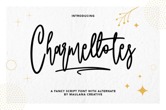 Charmellotes Font Poster 1