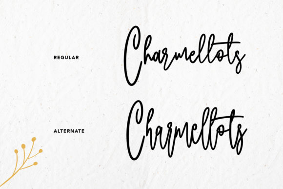 Charmellotes Font Poster 3