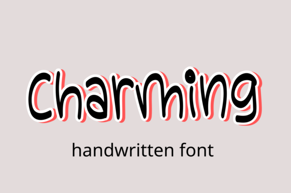 Charming Font Poster 1