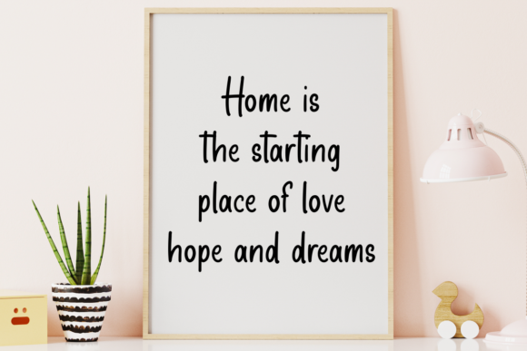 Charming Childish Font Poster 4