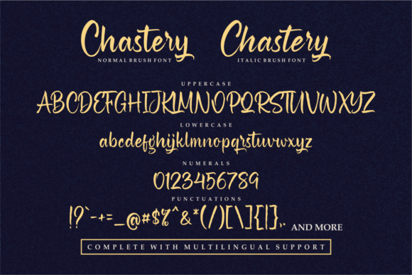 Chastery Font Poster 7