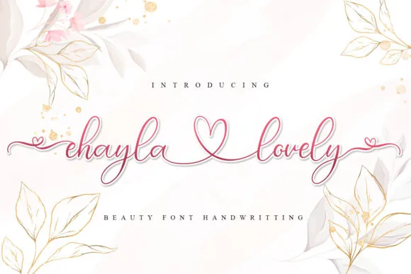 Chayla Lovely Font Chayla Lovely Font Poster 1