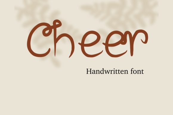 Cheer Font Poster 1