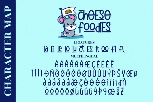 Cheese Foodies Font Poster 3