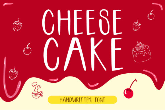 Cheesecake Font Poster 1