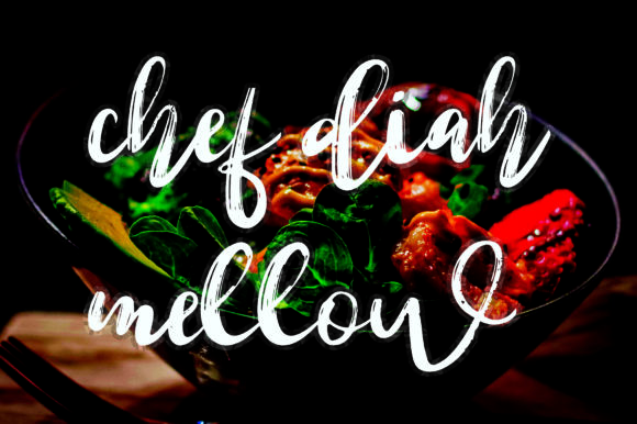 Chef Diah Mellow Font Poster 1