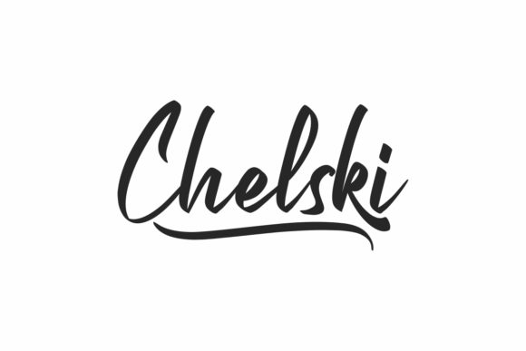 Chelski Font Poster 1