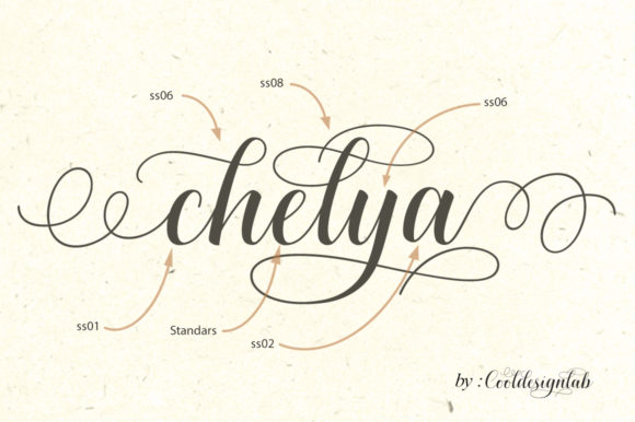 Chelya Font Poster 2