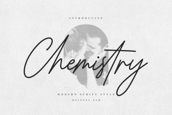 Chemistry Font Poster 1