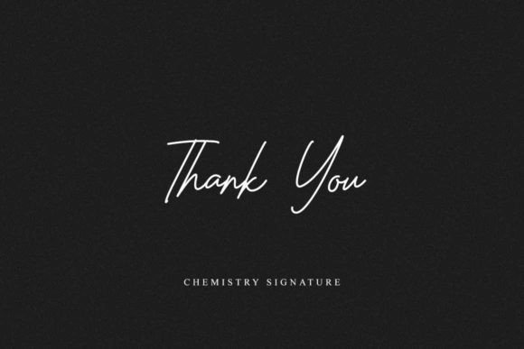 Chemistry Font Poster 9