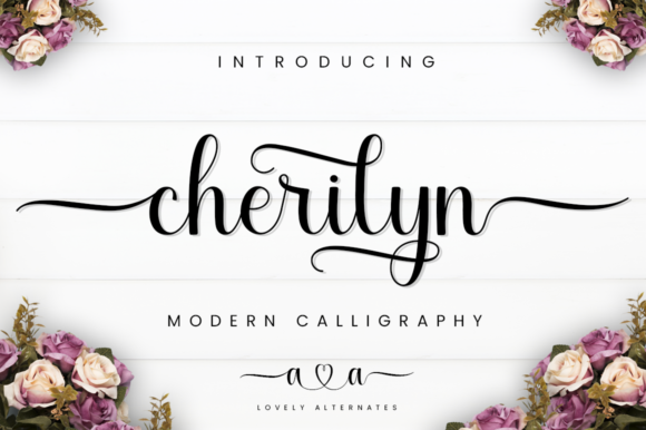 Cherilyn Font Poster 1